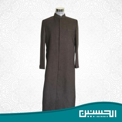 jubah coat full lining medium brown